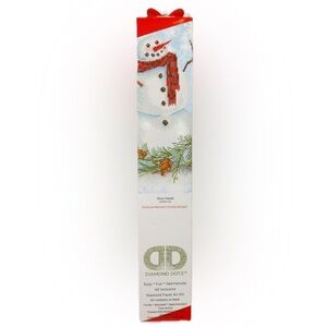 Diamond Dotz Snowman Holiday Painting Kit - Red & White